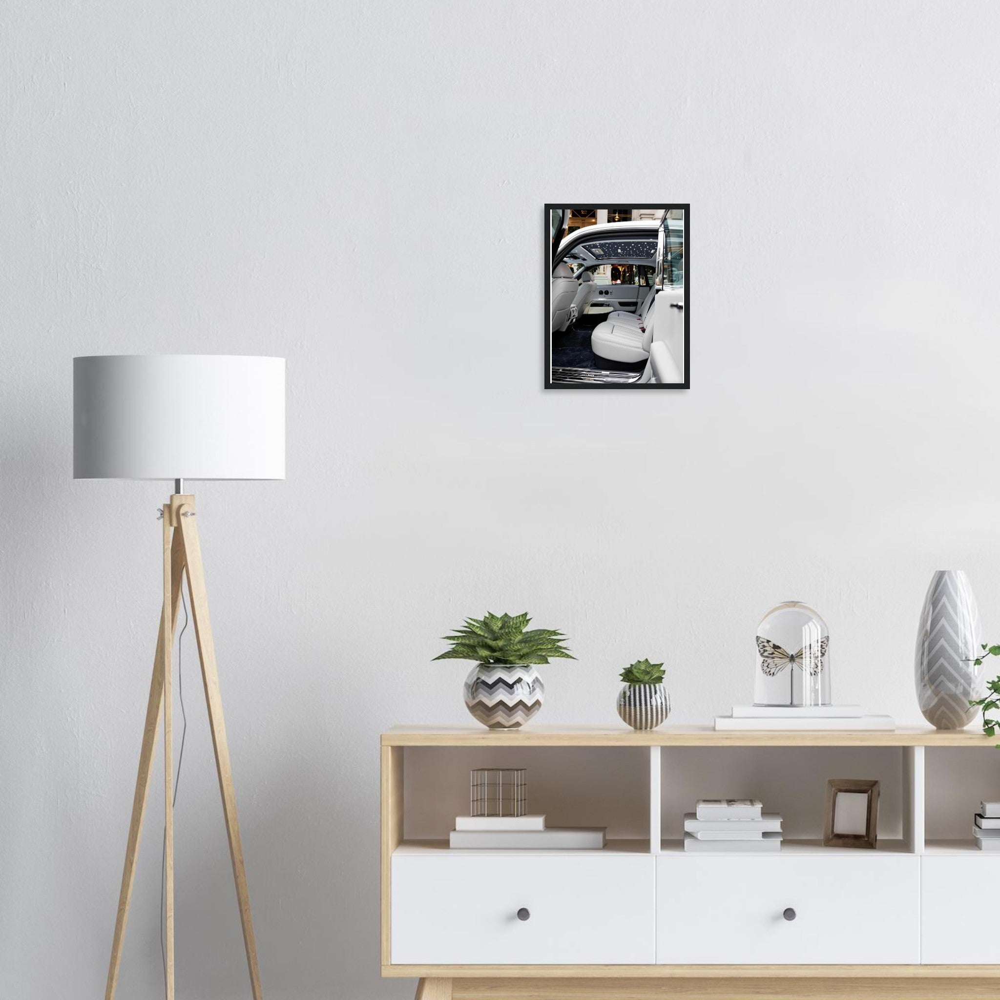 Rolls Royce Phantom Framed Art Print — detail view | Wild Thread Co