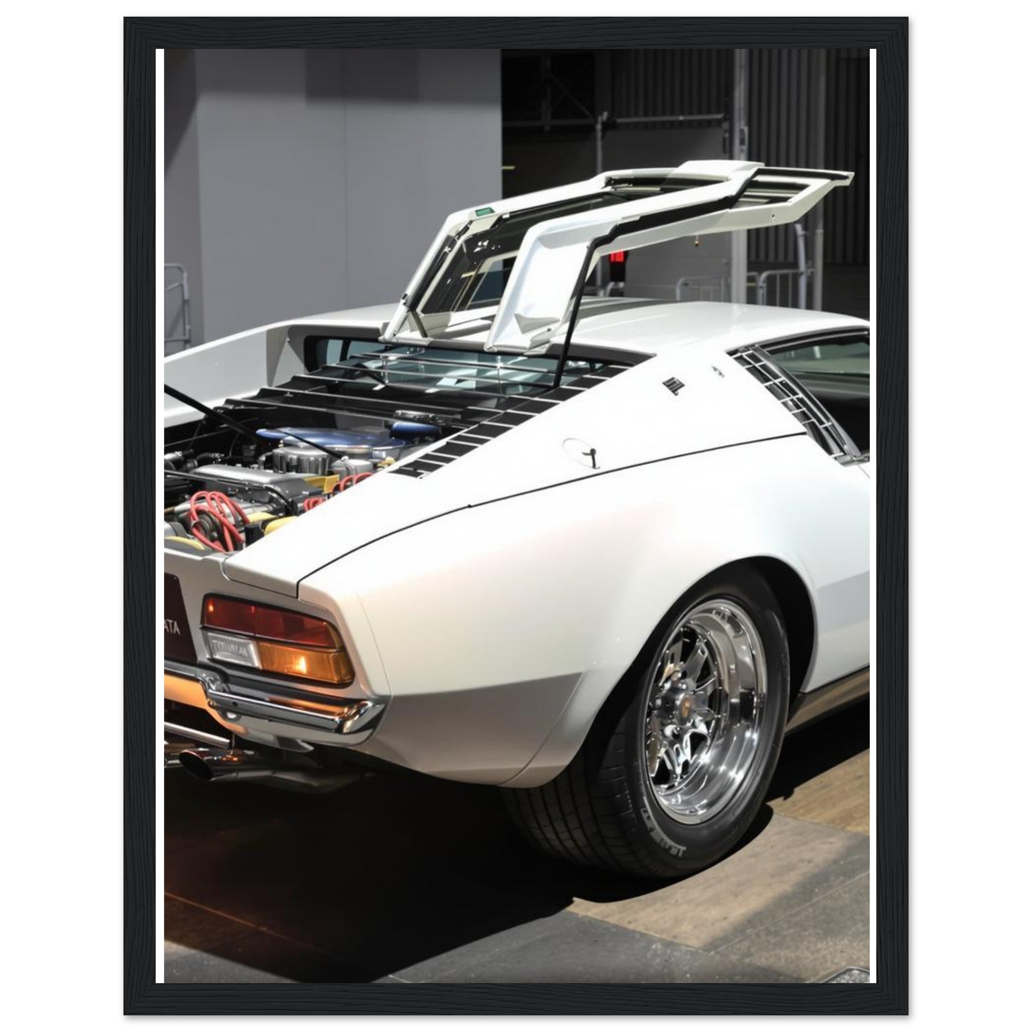 De Tomaso Mangusta — Framed Art Print | Wild Thread Co UK
