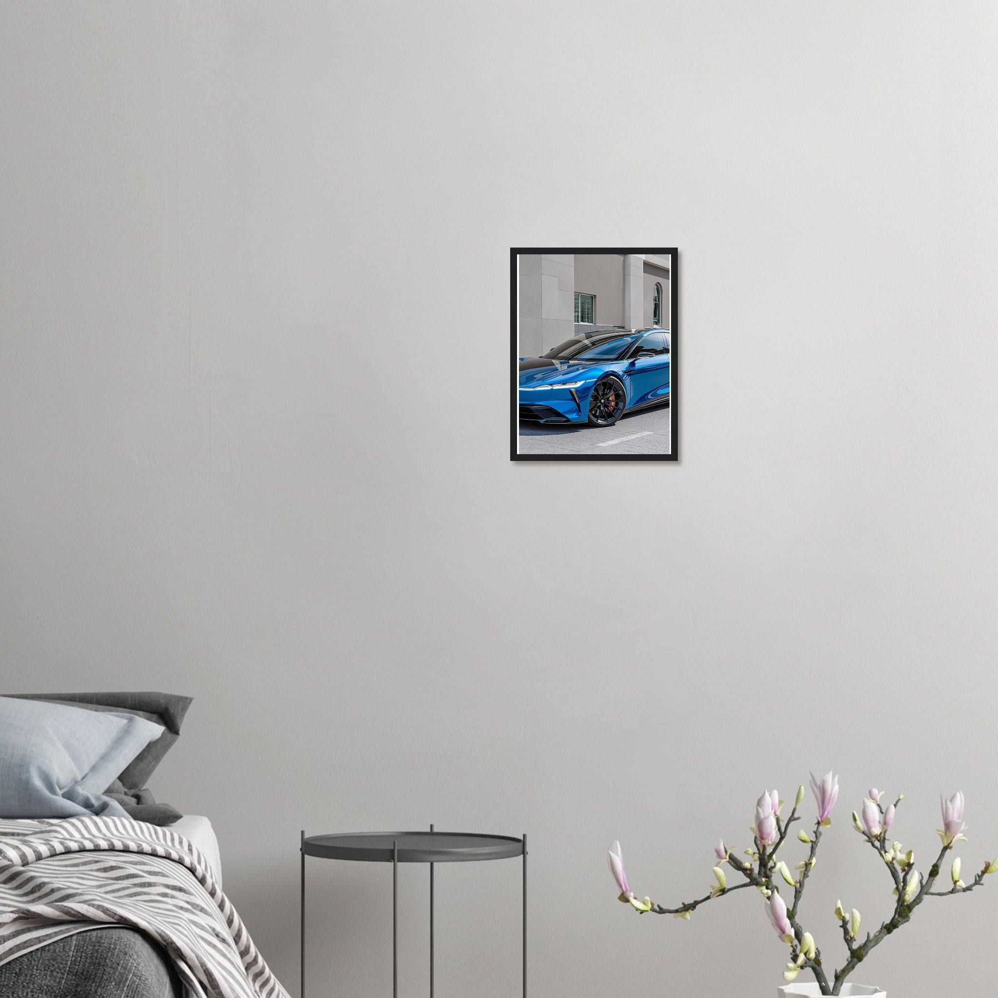 Lucid Air Sapphire Framed Art Print — detail view | Wild Thread Co