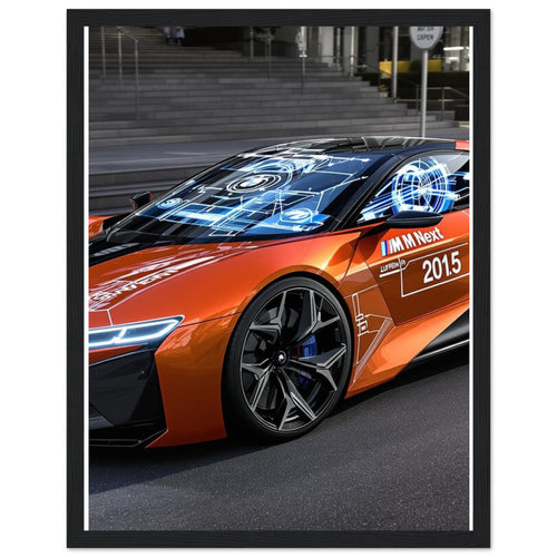 BMW M Vision Next — Framed Art Print | Wild Thread Co UK