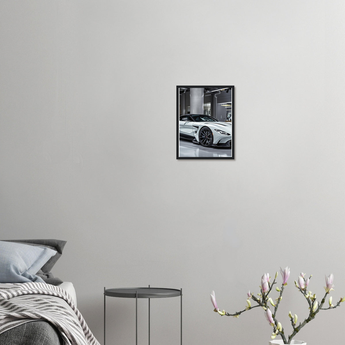 Aston Martin Valhalla Framed Art Print — detail view | Wild Thread Co