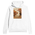 Autumn River Heron Navy Hoodie | British Gift - Wild Thread Co