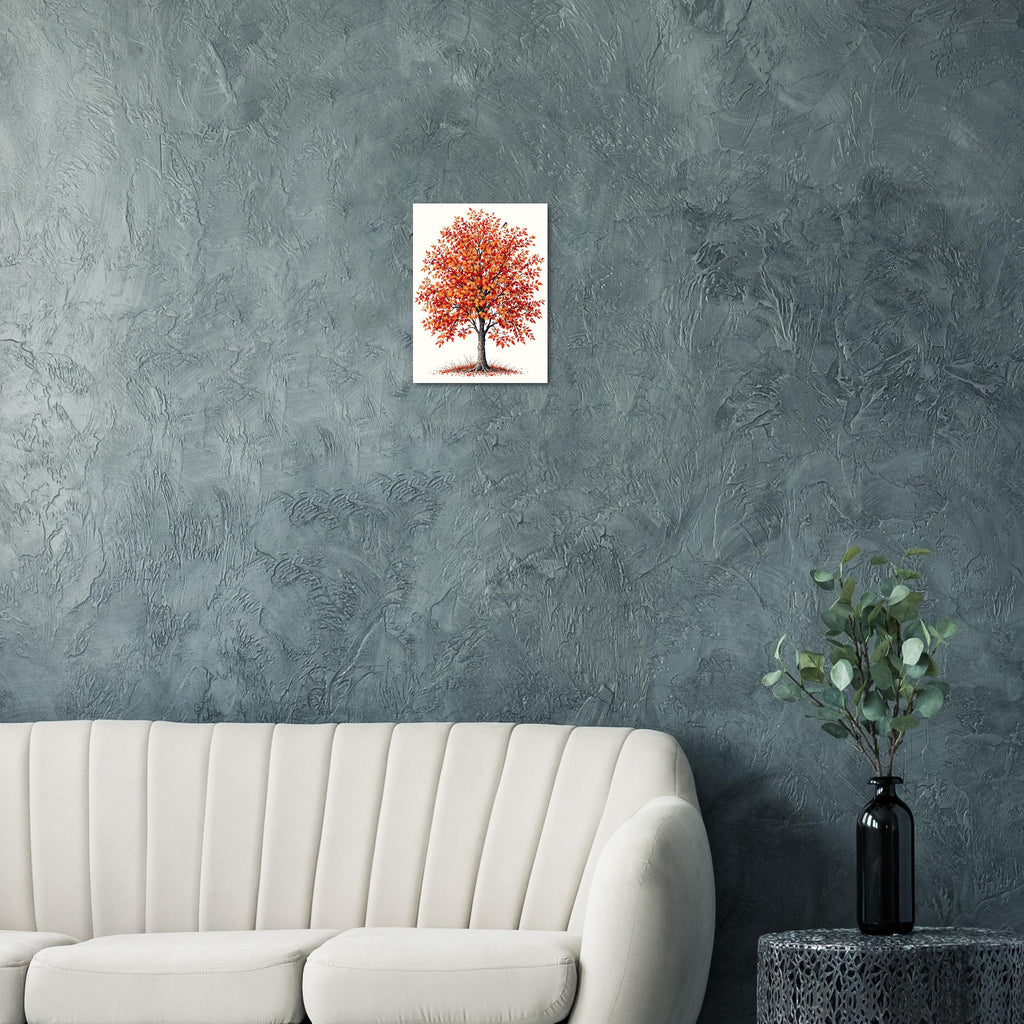 Rowan Berry Tree Art Print Art Print — detail view | Wild Thread Co