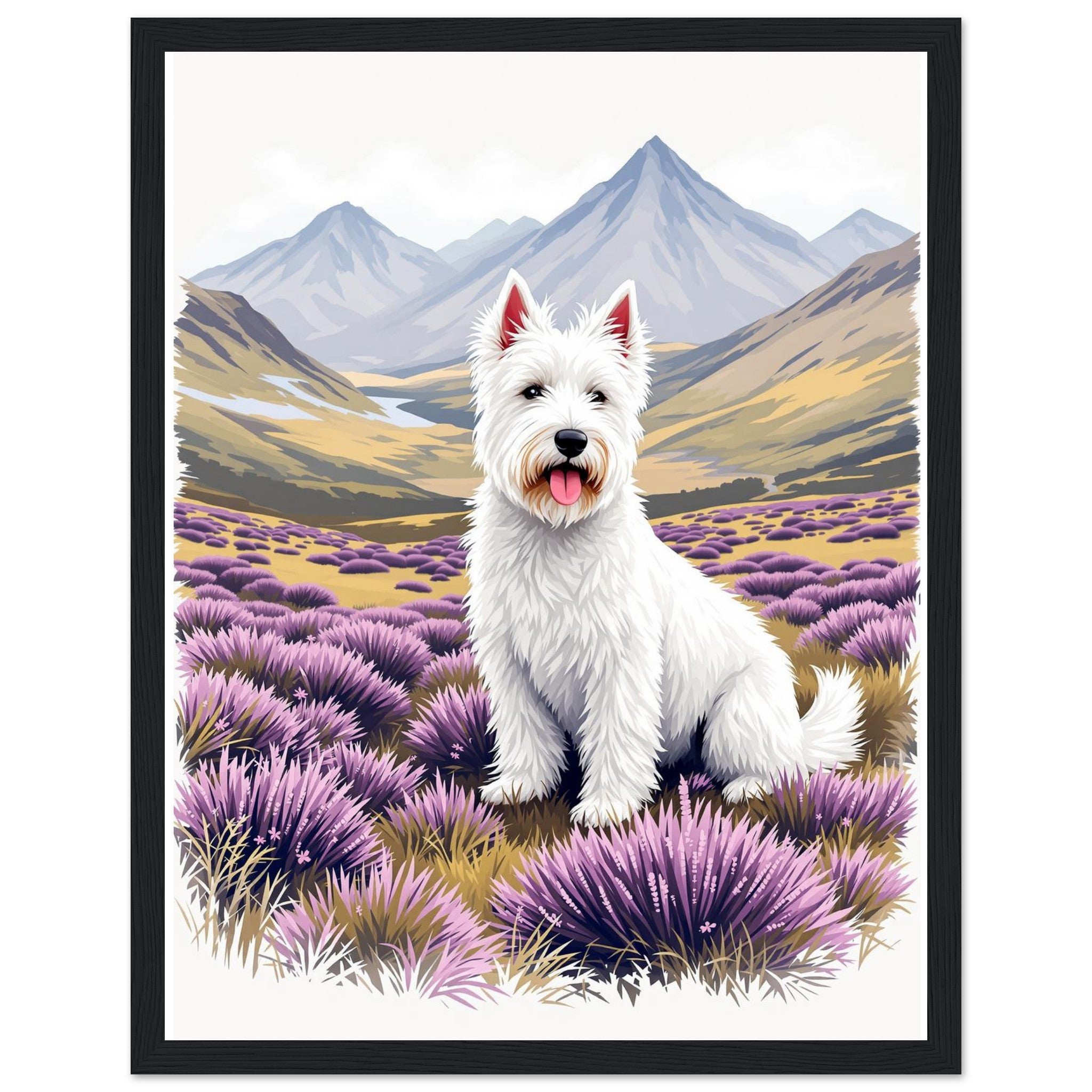 Westie Highland — Framed Art Print | Wild Thread Co UK