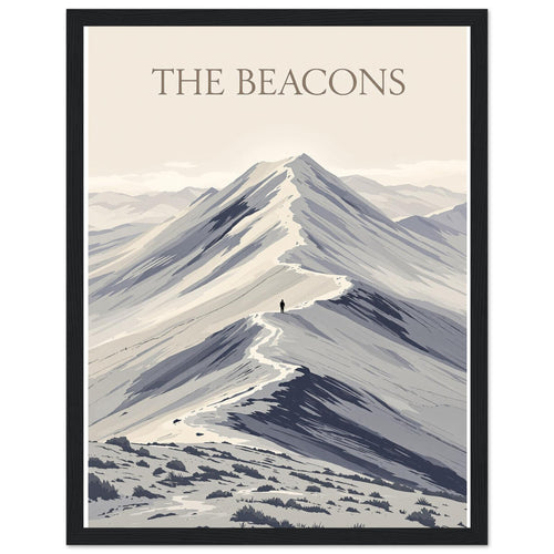 Brecon Beacons Pen Y Fan Ridgeline — Framed Art Print | Wild Thread Co UK
