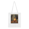 Cat Reading Book Tote Bag Cotton Shopper UK — Tote Bag | Wild Thread Co UK
