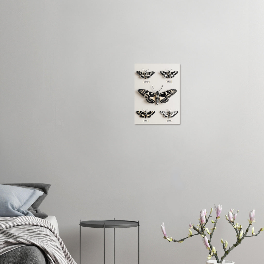 Dark Academia Moth Collector Art Print Poster Wall Art UK — Art Print | Wild Thread Co