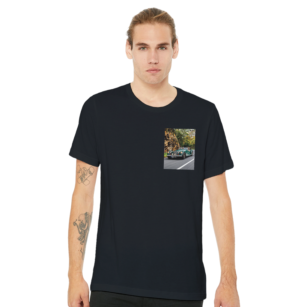 Morgan Plus Four T-Shirt — detail view | Wild Thread Co