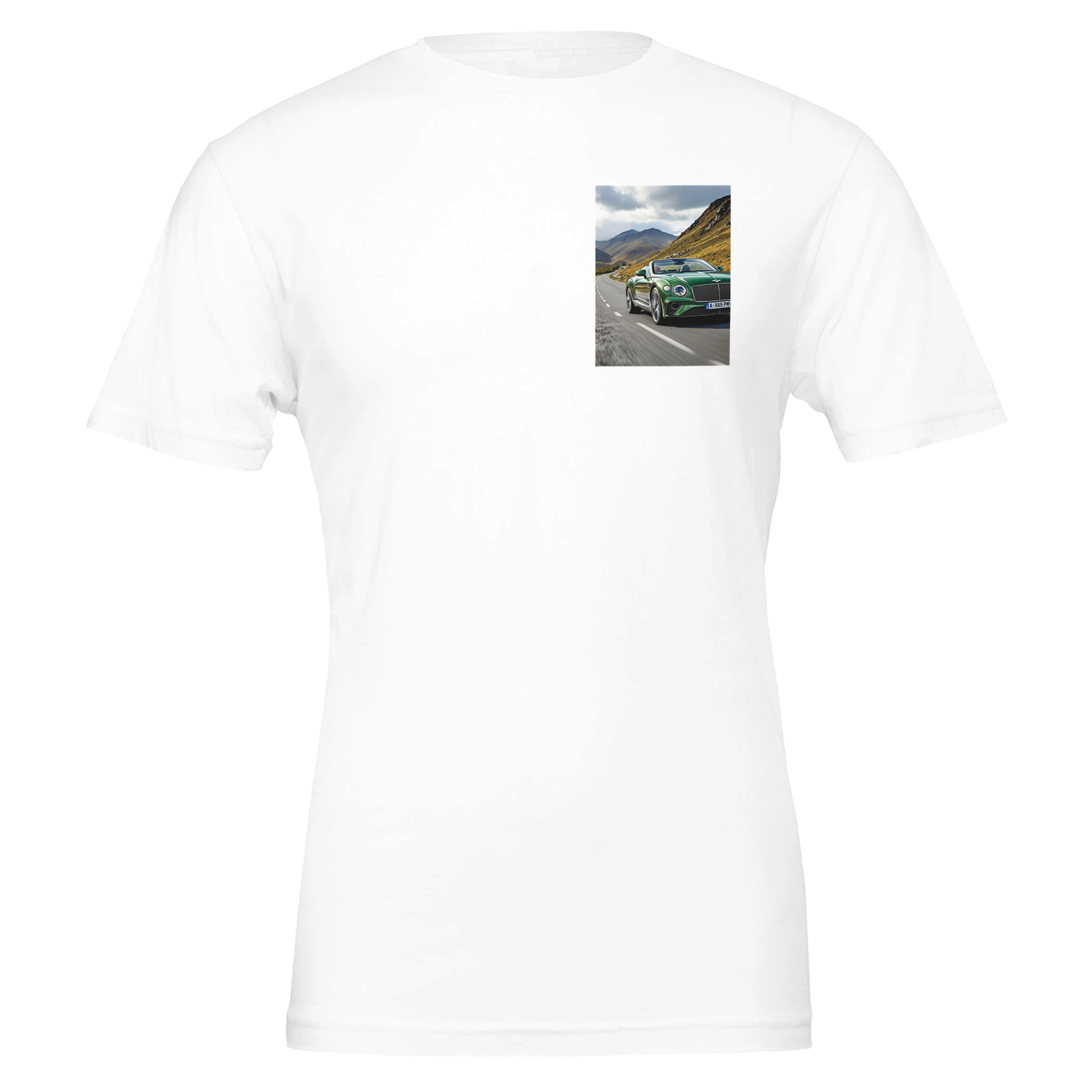 Bentley Continental Gt UK Gift T-Shirt — detail view | Wild Thread Co
