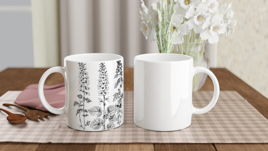 Victorian Poisonous Plants Mug — detail view | Wild Thread Co