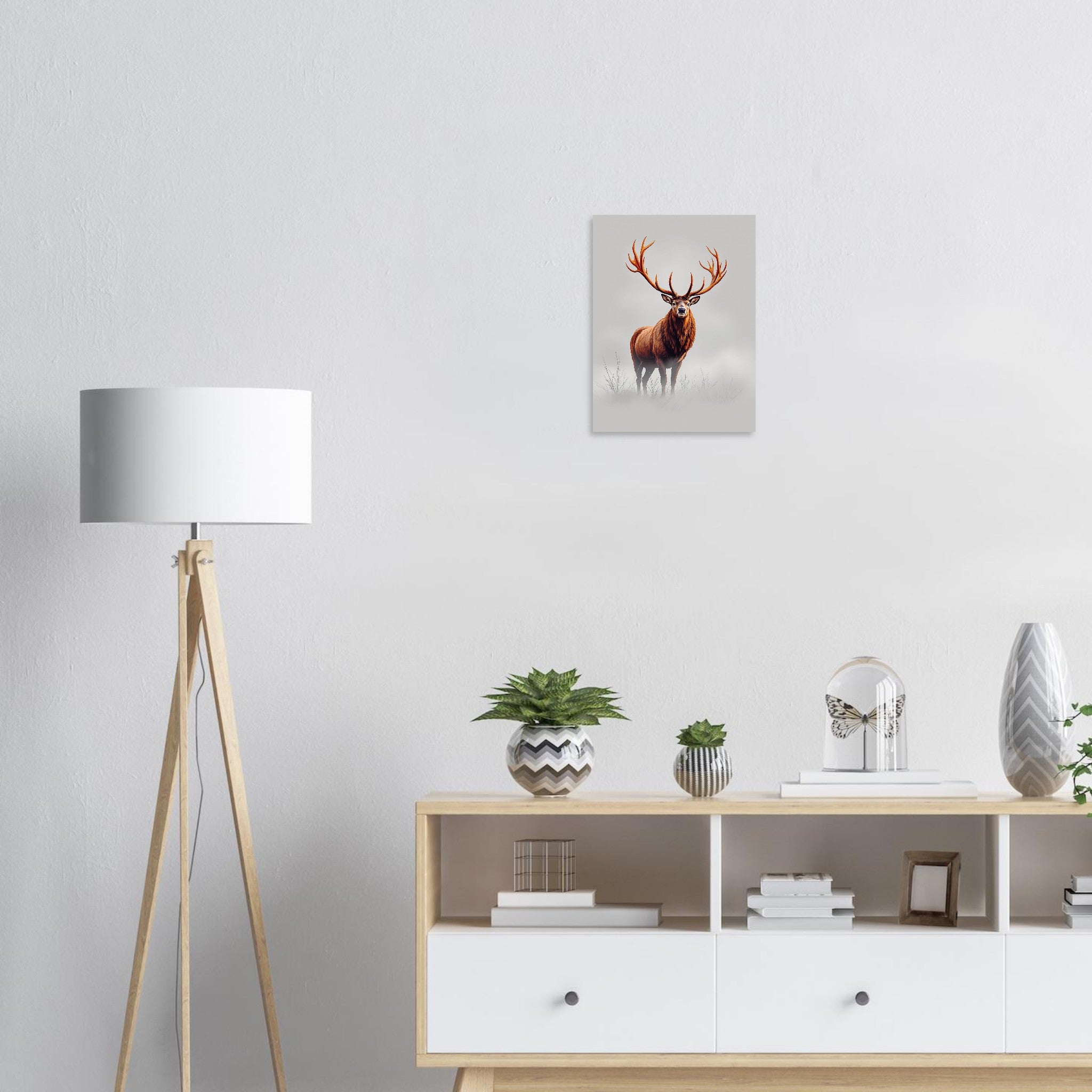 deer stag antlers Art Print — Art Print | Wild Thread Co UK