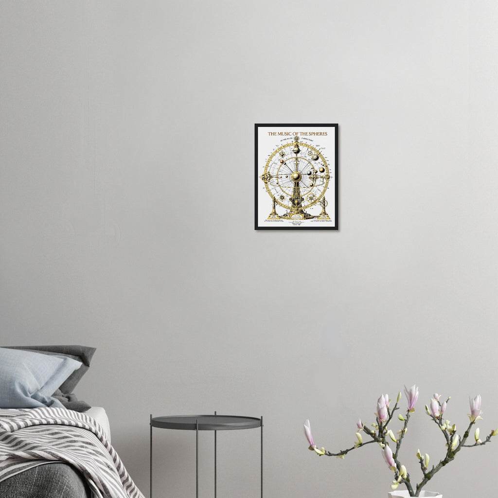 Dark Academia Astronomy Celestial Framed Print Wall Art Ready to Hang — Framed Art Print | Wild Thread Co UK