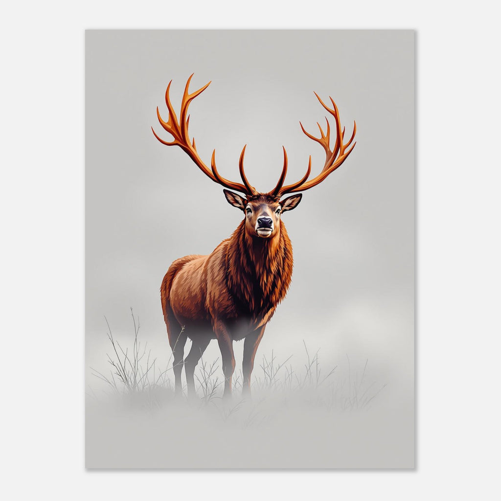 deer stag antlers Art Print Art Print — detail view | Wild Thread Co