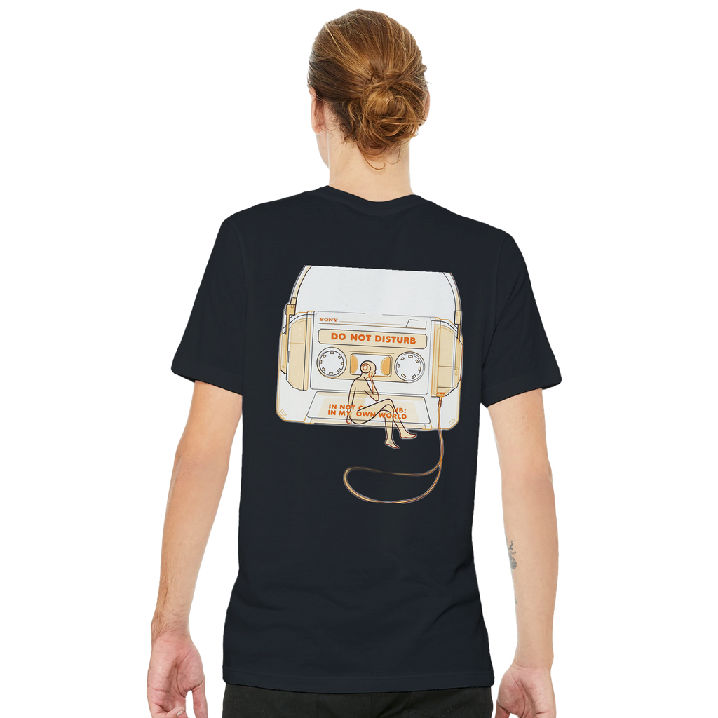 Y2k Walkman Isolation T-Shirt — detail view | Wild Thread Co