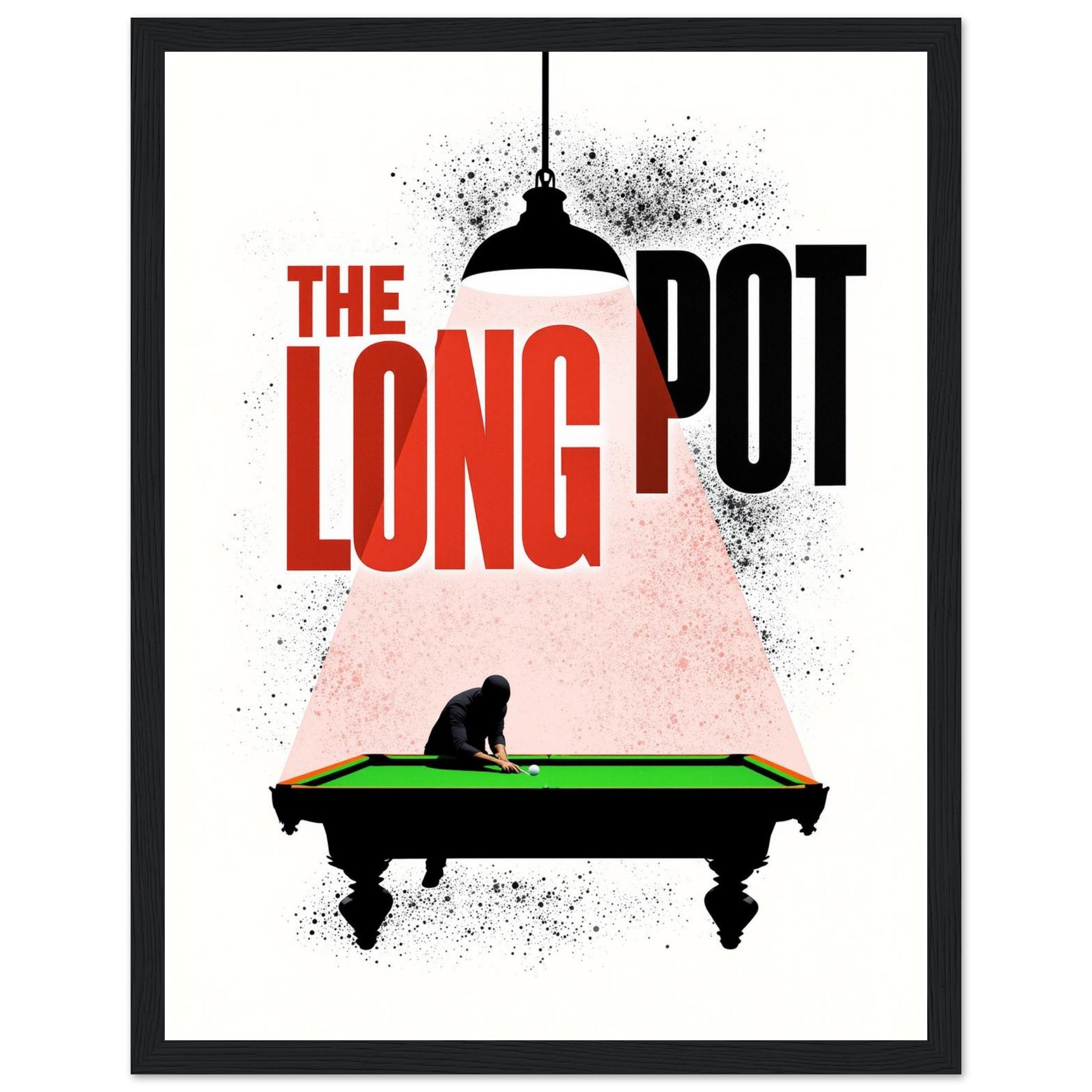 Snooker Hall Film Noir — Framed Art Print | Wild Thread Co UK