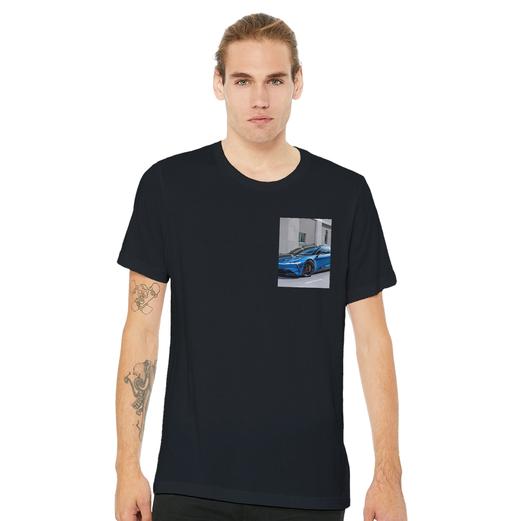 Lucid Air Sapphire T-Shirt — detail view | Wild Thread Co
