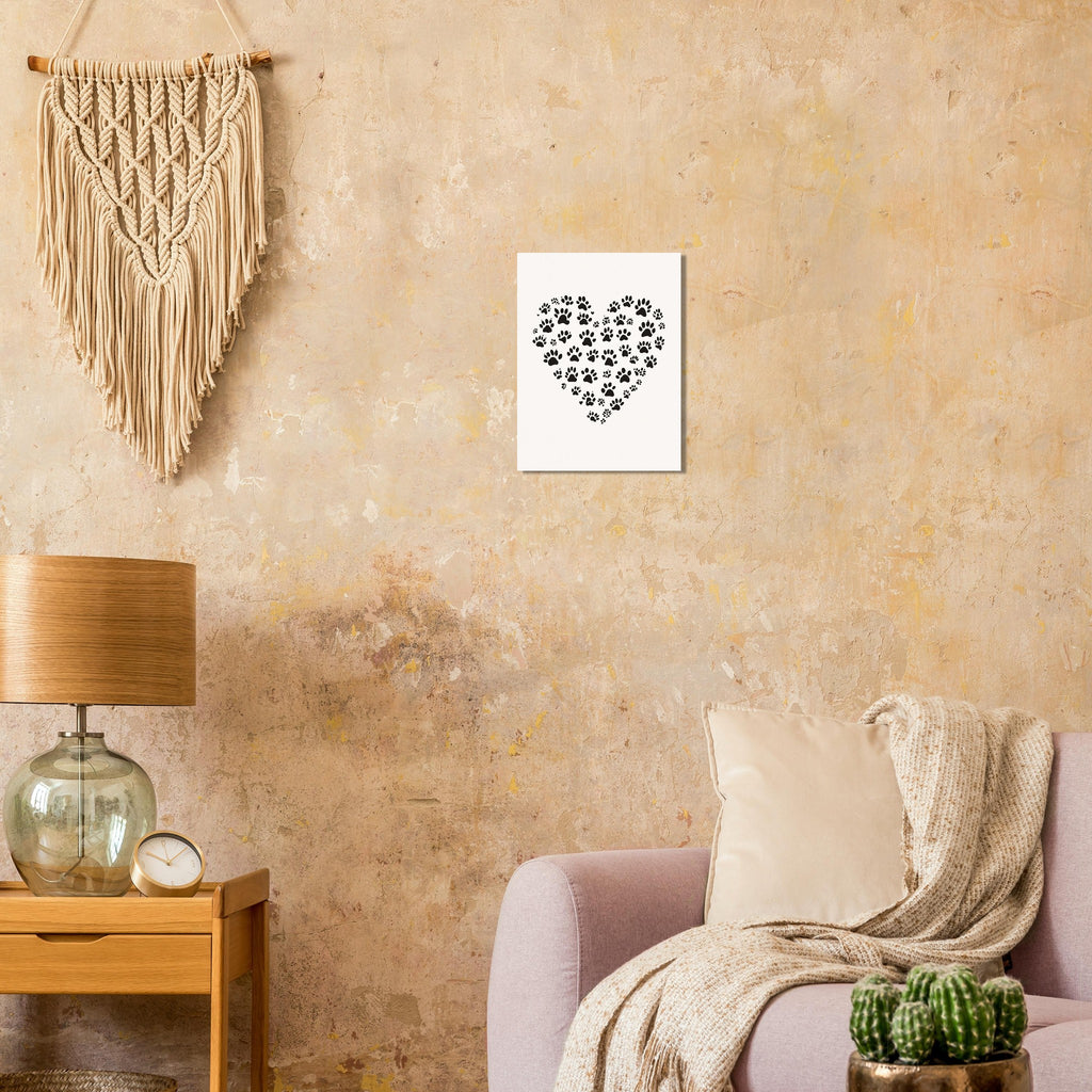 Cat Paw Prints Art Print Art Print — detail view | Wild Thread Co