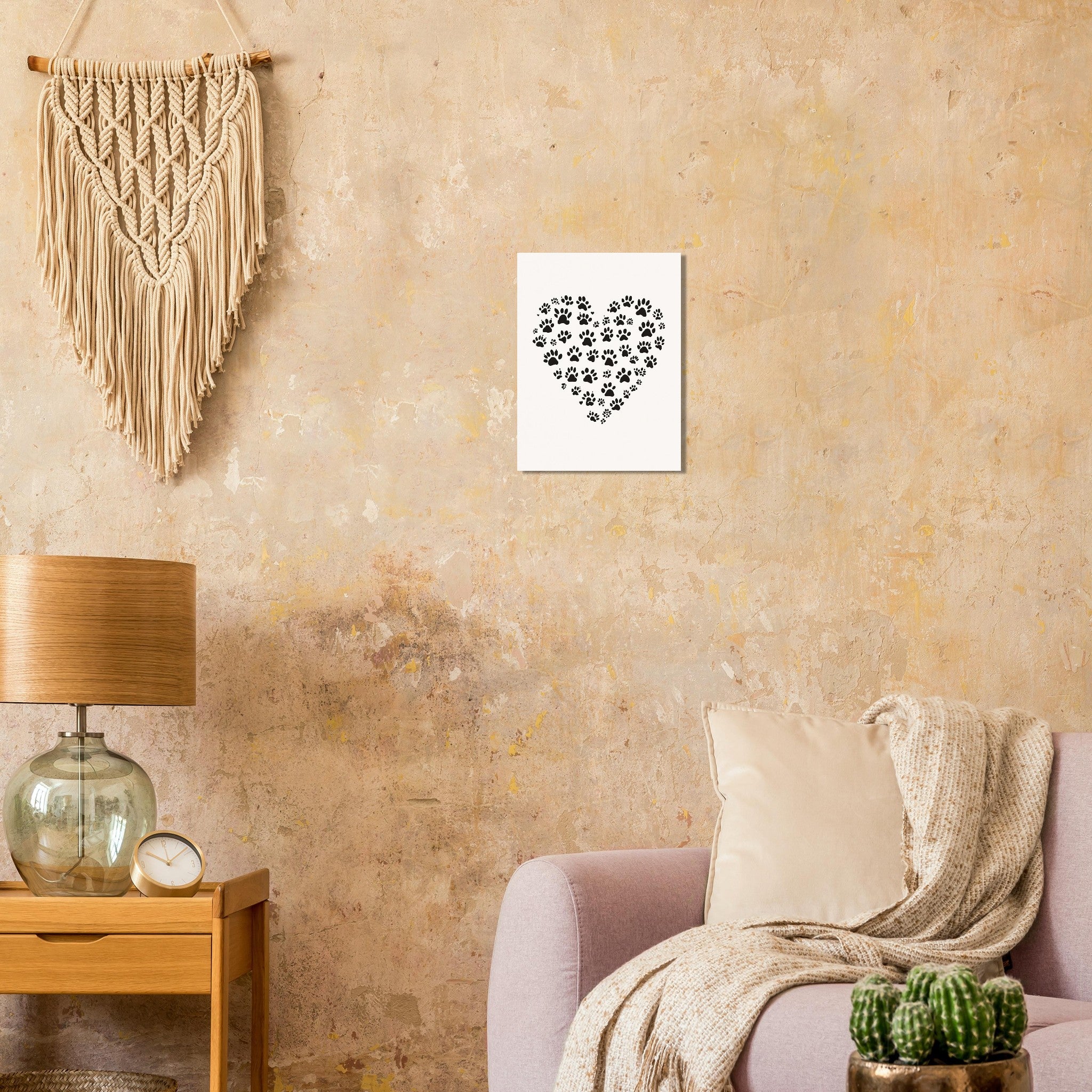 Cat Paw Prints Art Print Art Print — detail view | Wild Thread Co