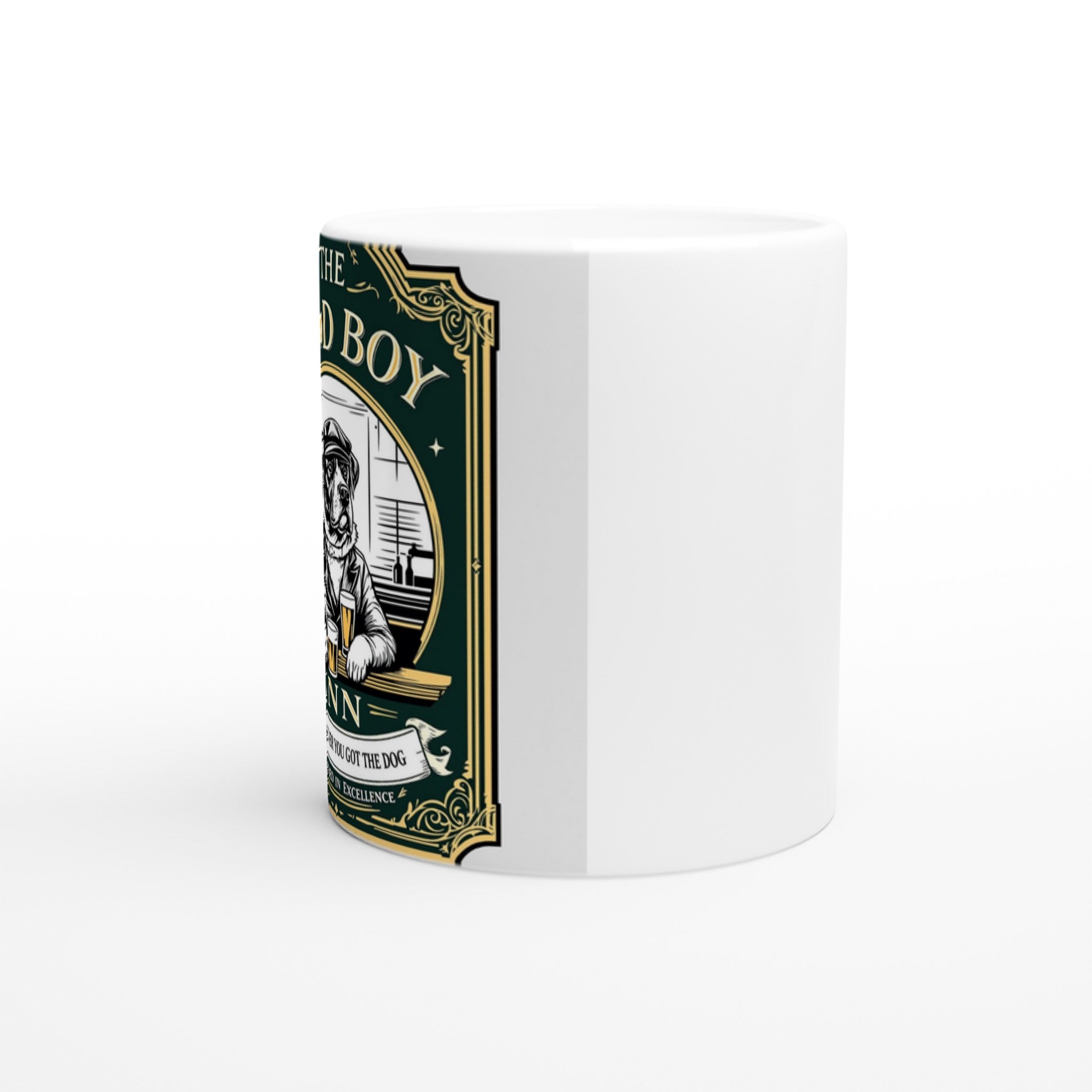 The Good Boy Inn Dog Dad Pub Shirt Art Print Art Print — detail view | Wild Thread Co