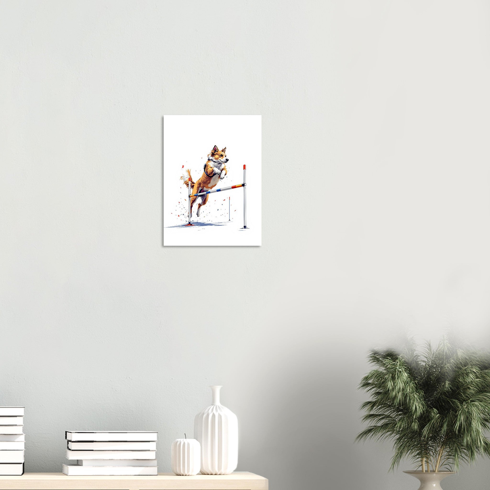 dog agility Art Print Art Print — detail view | Wild Thread Co
