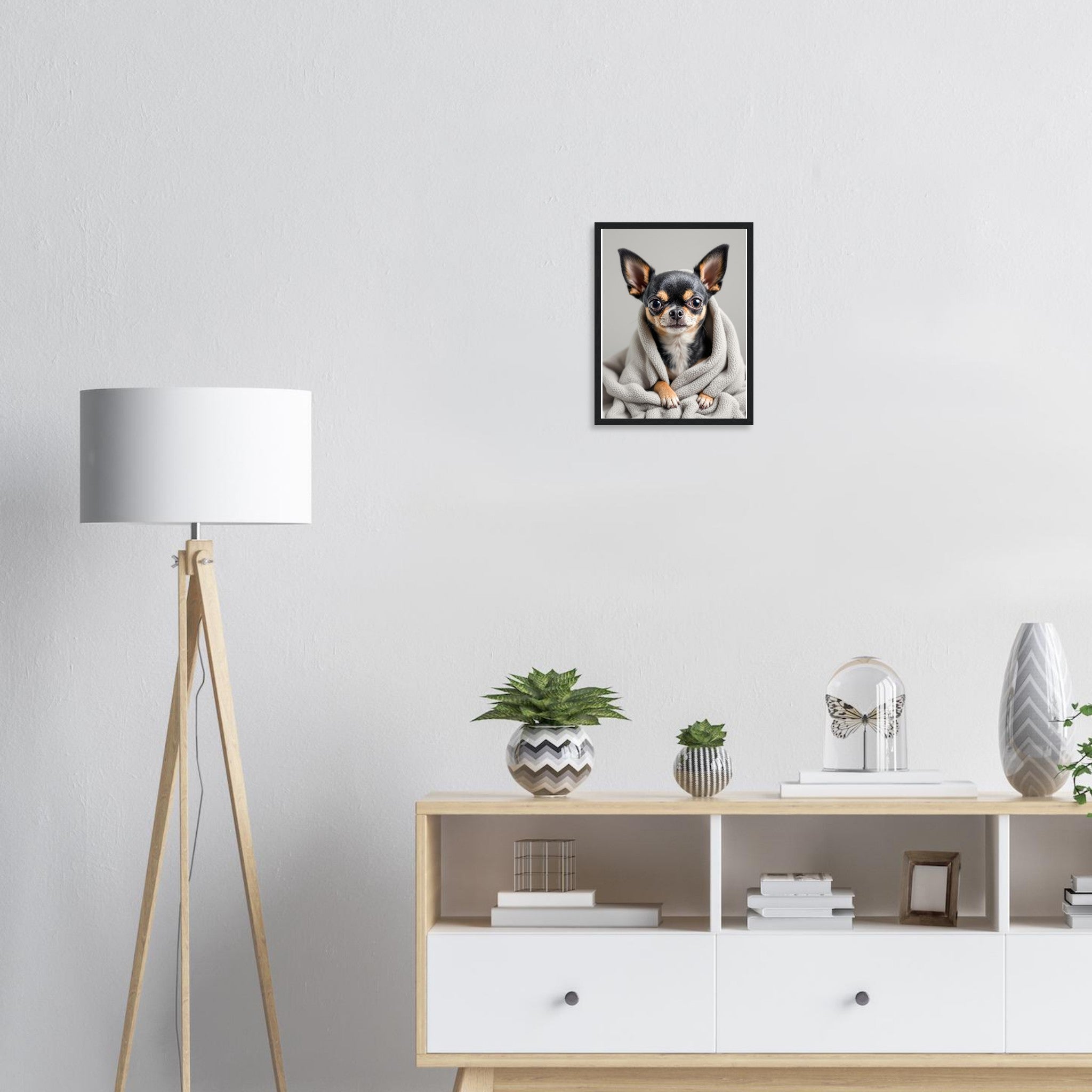 Chihuahua Attitude Framed Print — Framed Art Print | Wild Thread Co