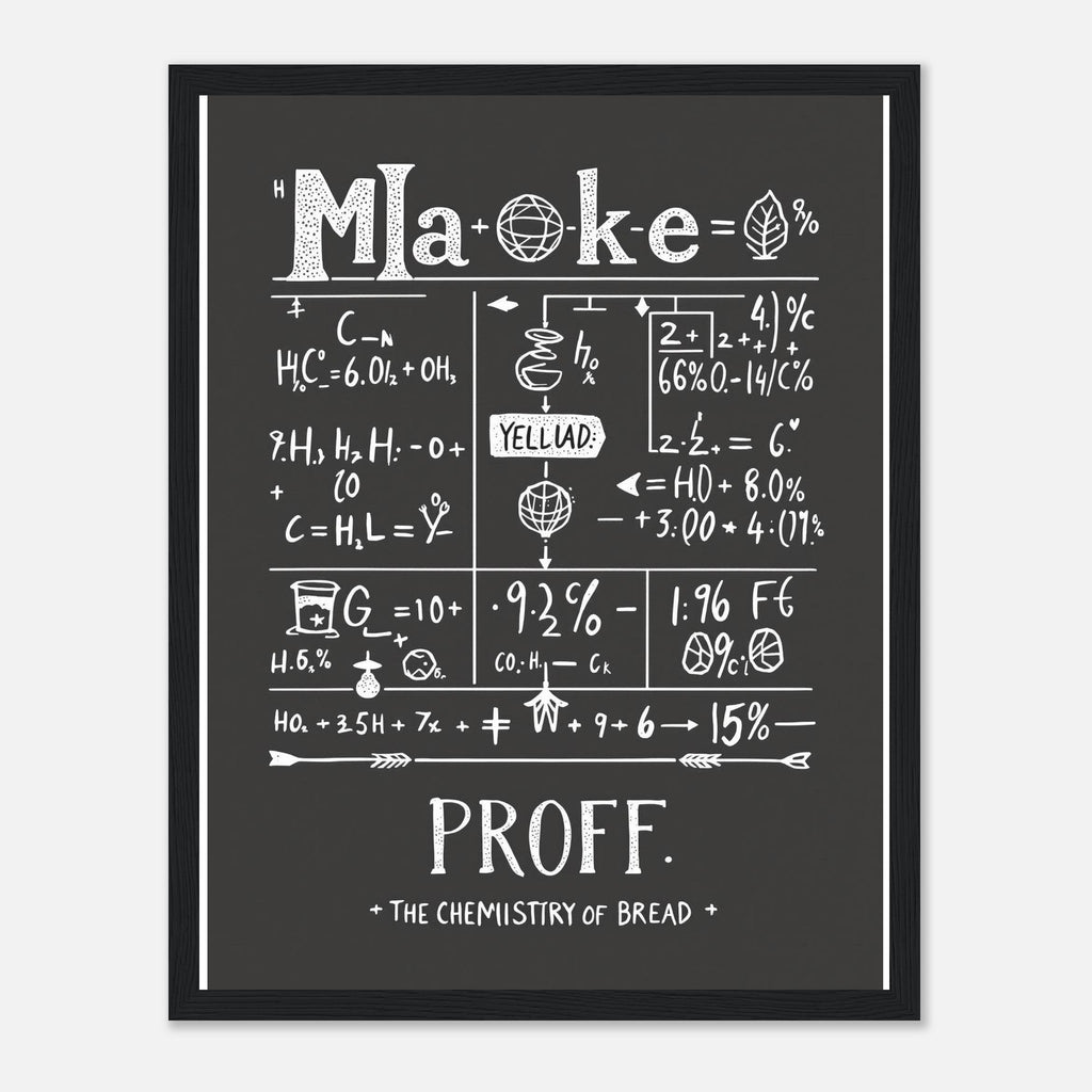 Baker Framed Print Wall Art Ready to Hang UK | Funny Gift - Wild Thread Co