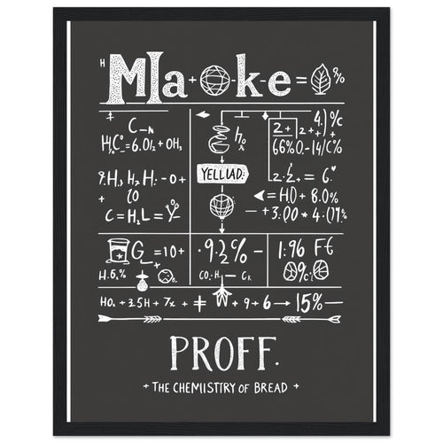 Baker Framed Print Wall Art Ready to Hang UK | Funny Gift - Wild Thread Co