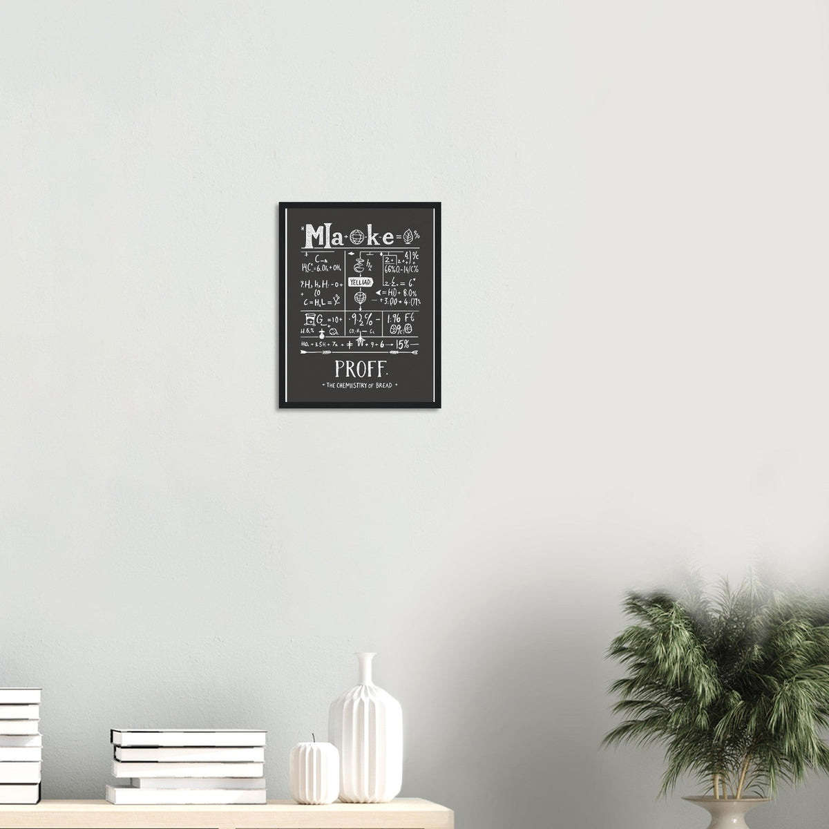 Baker Framed Print Wall Art Ready to Hang UK | Funny Gift - Wild Thread Co