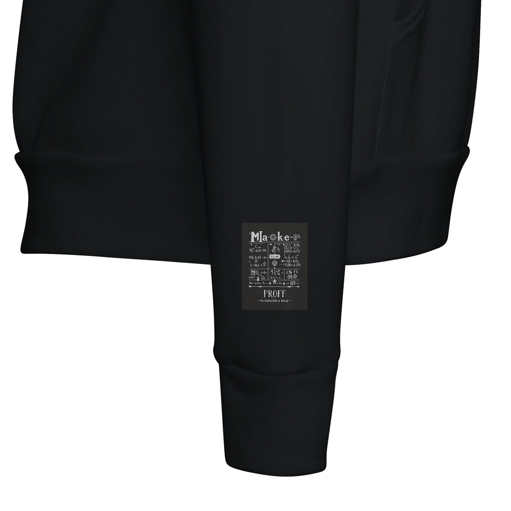 Baker Gift UK Baking Hoodie Chemistry Formula Bread Maker Hoodie Black - Wild Thread Co