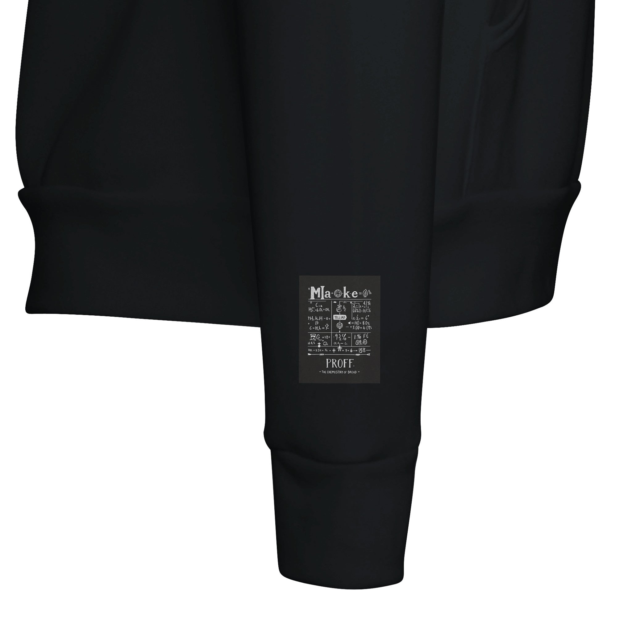 Baker Gift UK Baking Hoodie Chemistry Formula Bread Maker Hoodie Black - Wild Thread Co