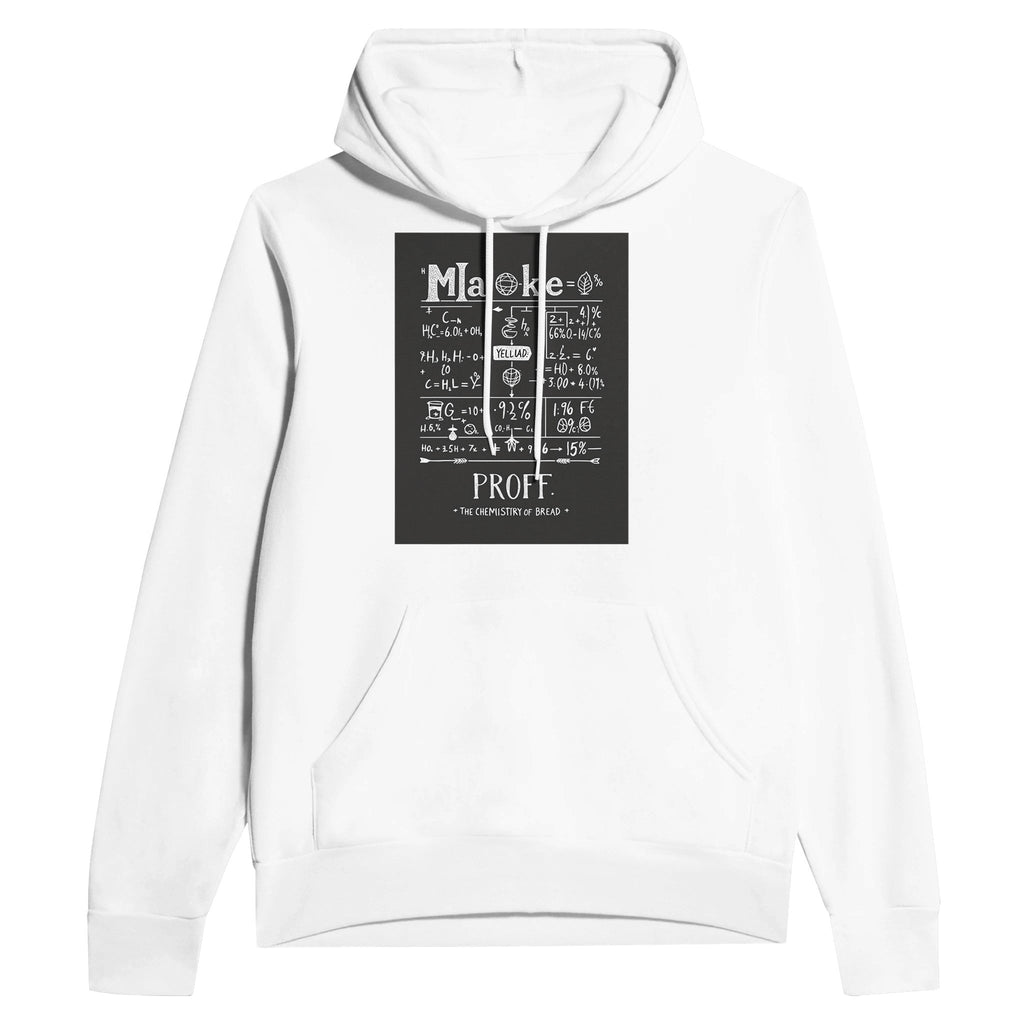 Baker Gift UK Baking Hoodie Chemistry Formula Bread Maker Hoodie Black - Wild Thread Co