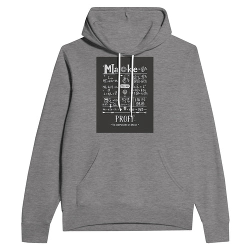 Baker Gift UK Baking Hoodie Chemistry Formula Bread Maker Hoodie Black - Wild Thread Co