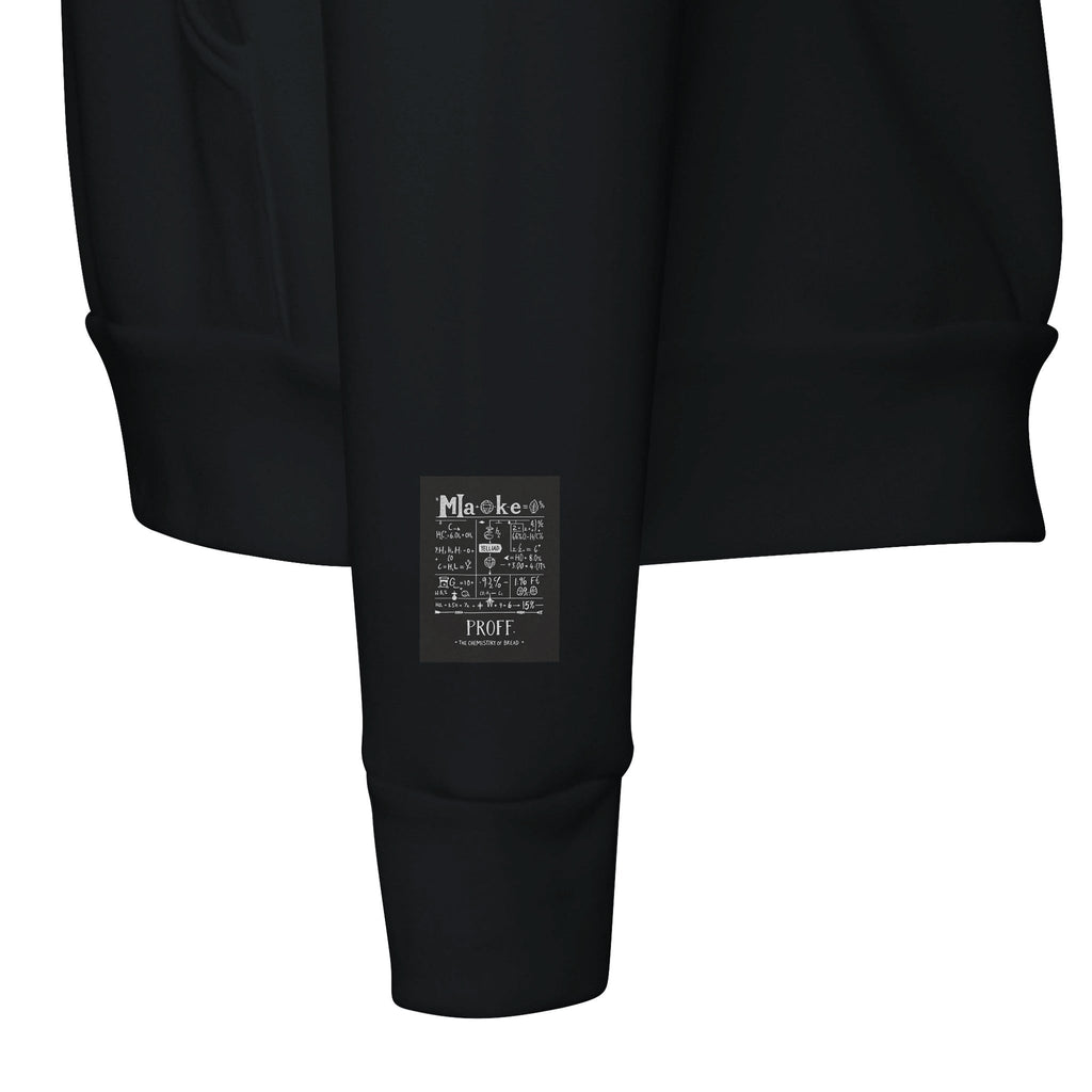 Baker Gift UK Baking Hoodie Chemistry Formula Bread Maker Hoodie Black - Wild Thread Co