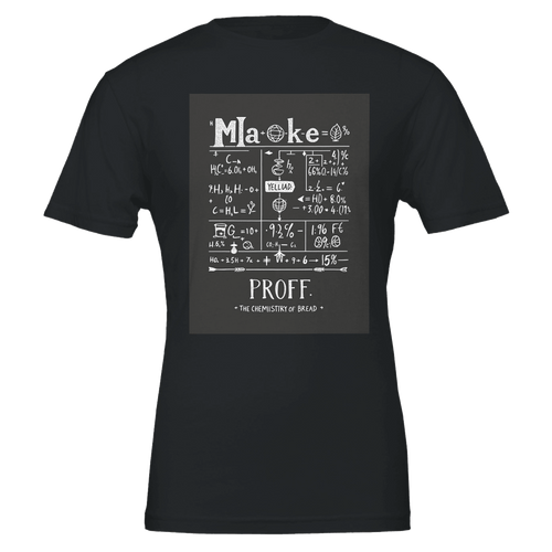 Baker Gift UK Chemistry Bread Formula Baking Shirt Sourdough Tee - Wild Thread Co
