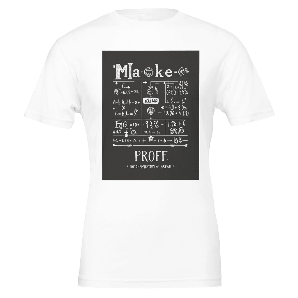Baker Gift UK Chemistry Bread Formula Baking Shirt Sourdough Tee - Wild Thread Co