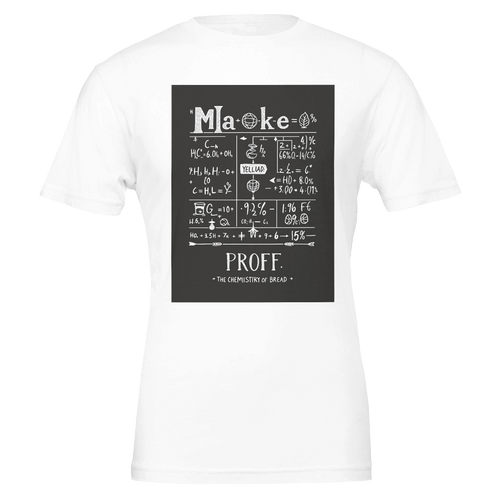 Baker Gift UK Chemistry Bread Formula Baking Shirt Sourdough Tee - Wild Thread Co