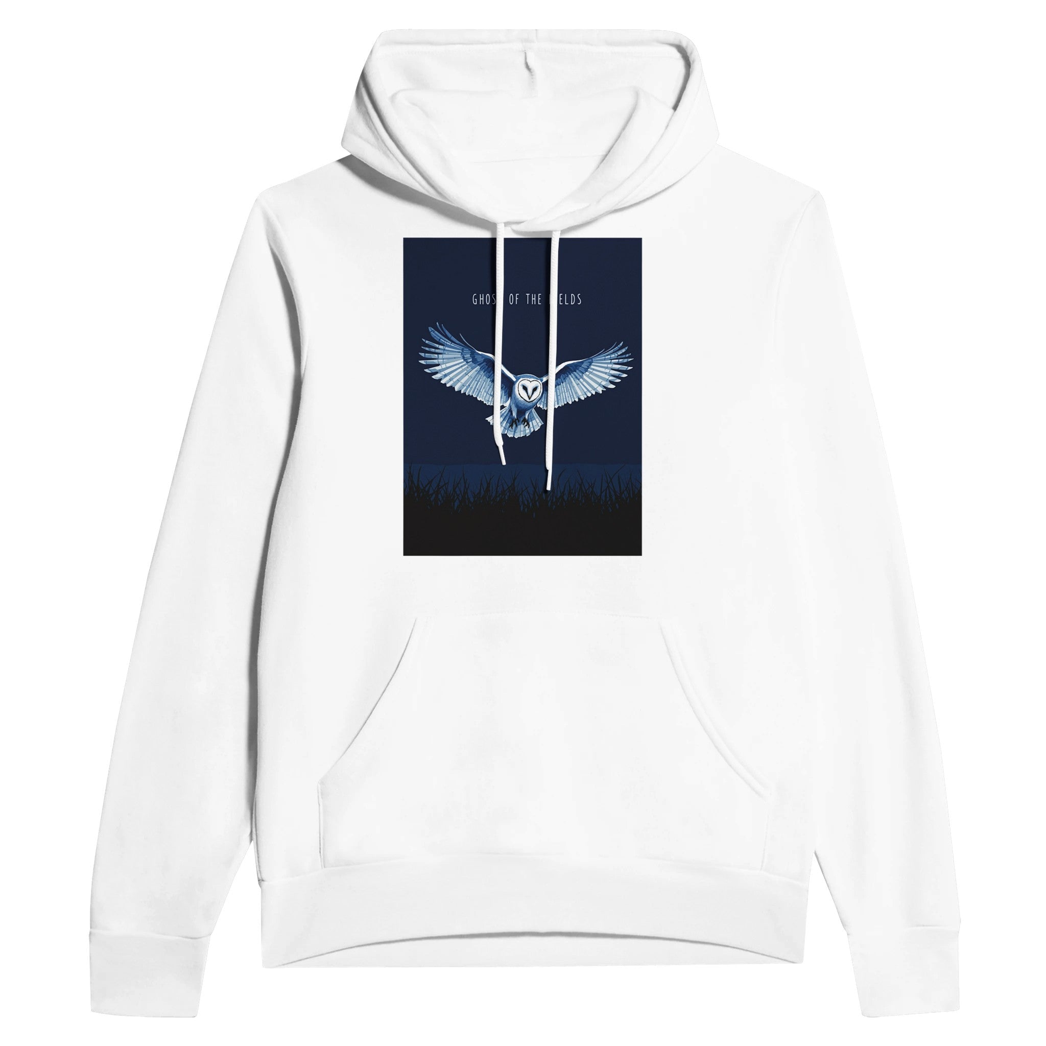 Barn Owl Hoodie | Ghost of the Fields | Owl Lover Gift UK - Wild Thread Co