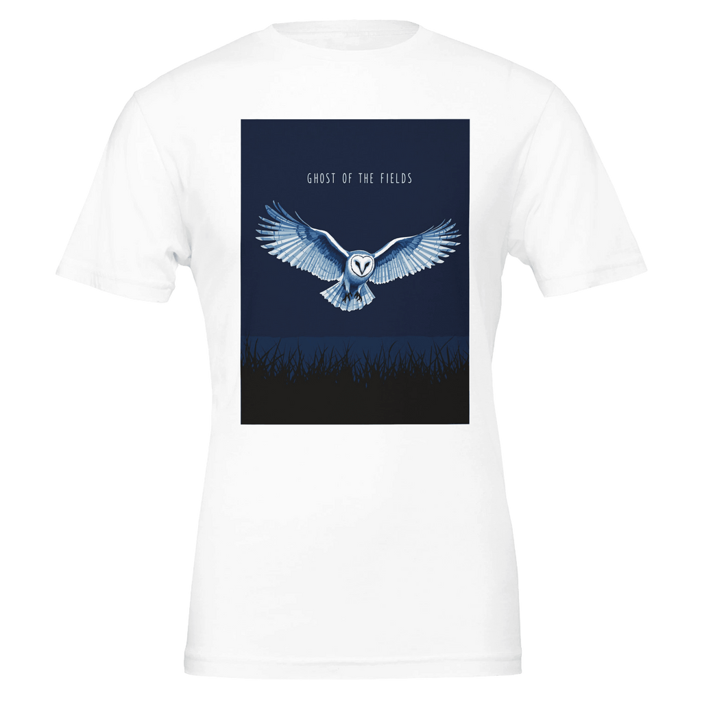 Barn Owl T-Shirt | Ghost of the Fields | Owl Lover Gift UK - Wild Thread Co