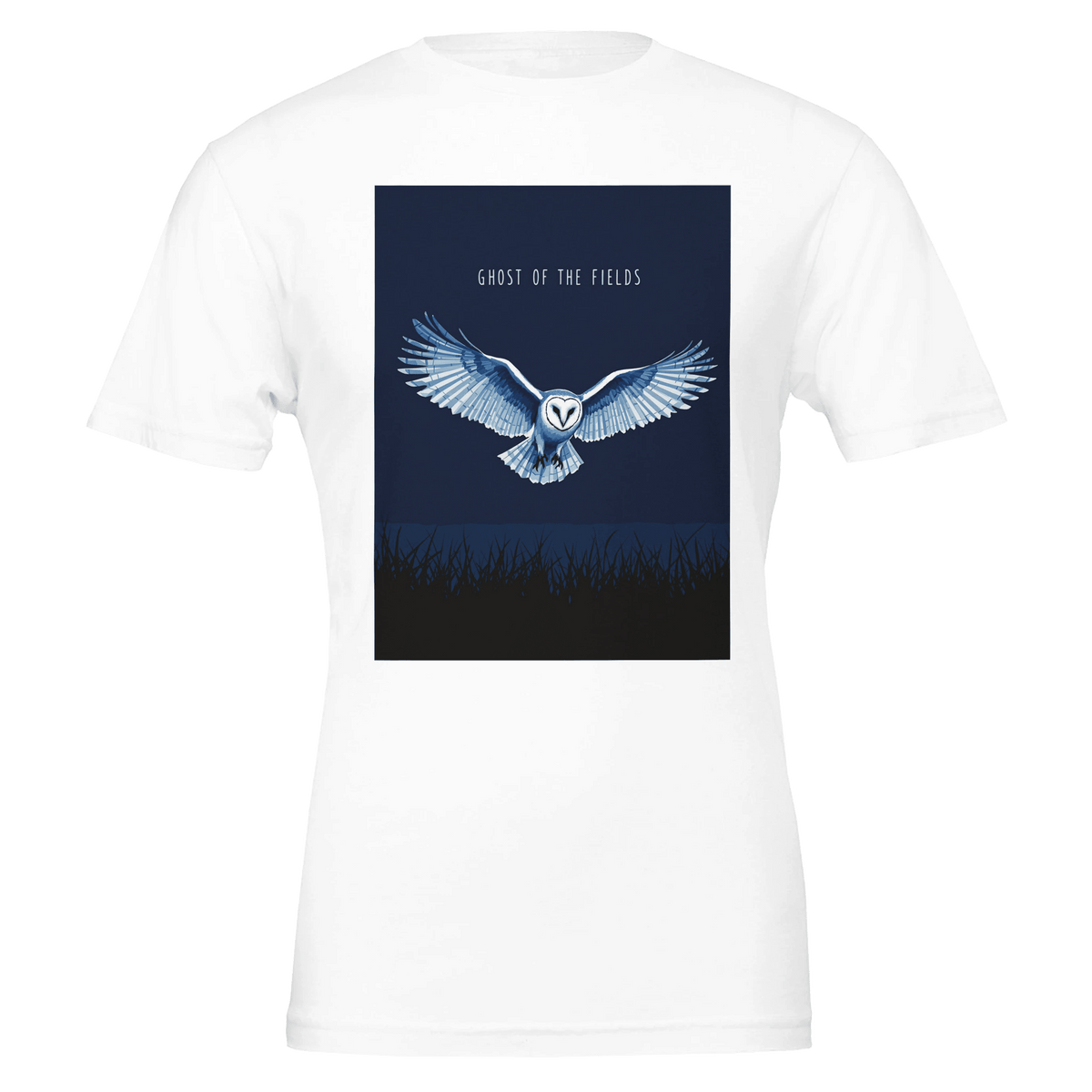 Barn Owl T-Shirt | Ghost of the Fields | Owl Lover Gift UK - Wild Thread Co