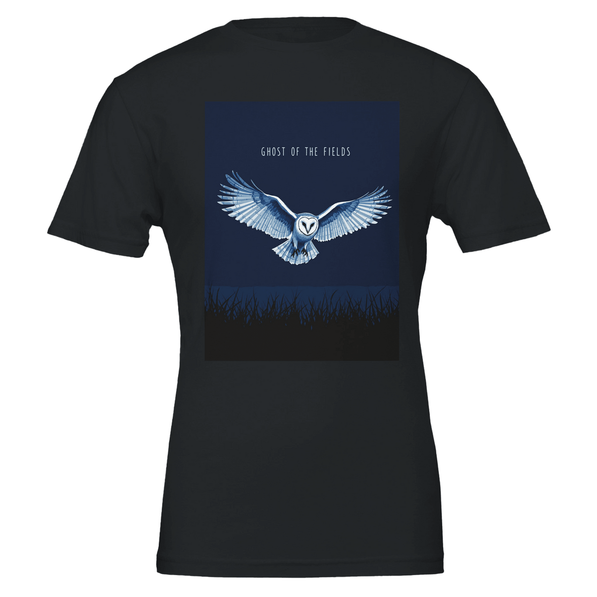 Barn Owl T-Shirt | Ghost of the Fields | Owl Lover Gift UK - Wild Thread Co