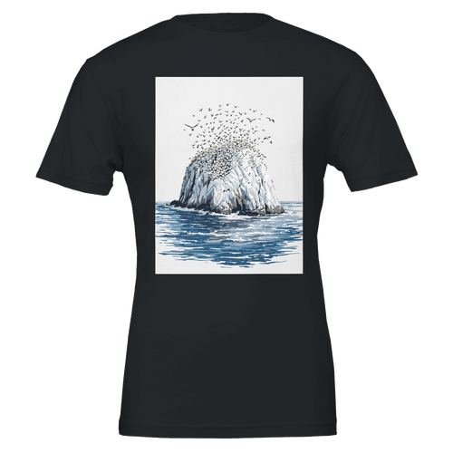 Bass Rock Gannet Colony T-Shirt | Scottish Wildlife Tee - Wild Thread Co