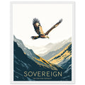 Golden Eagle Highland Glen Thermal Framed Print — Framed Art Print | Wild Thread Co