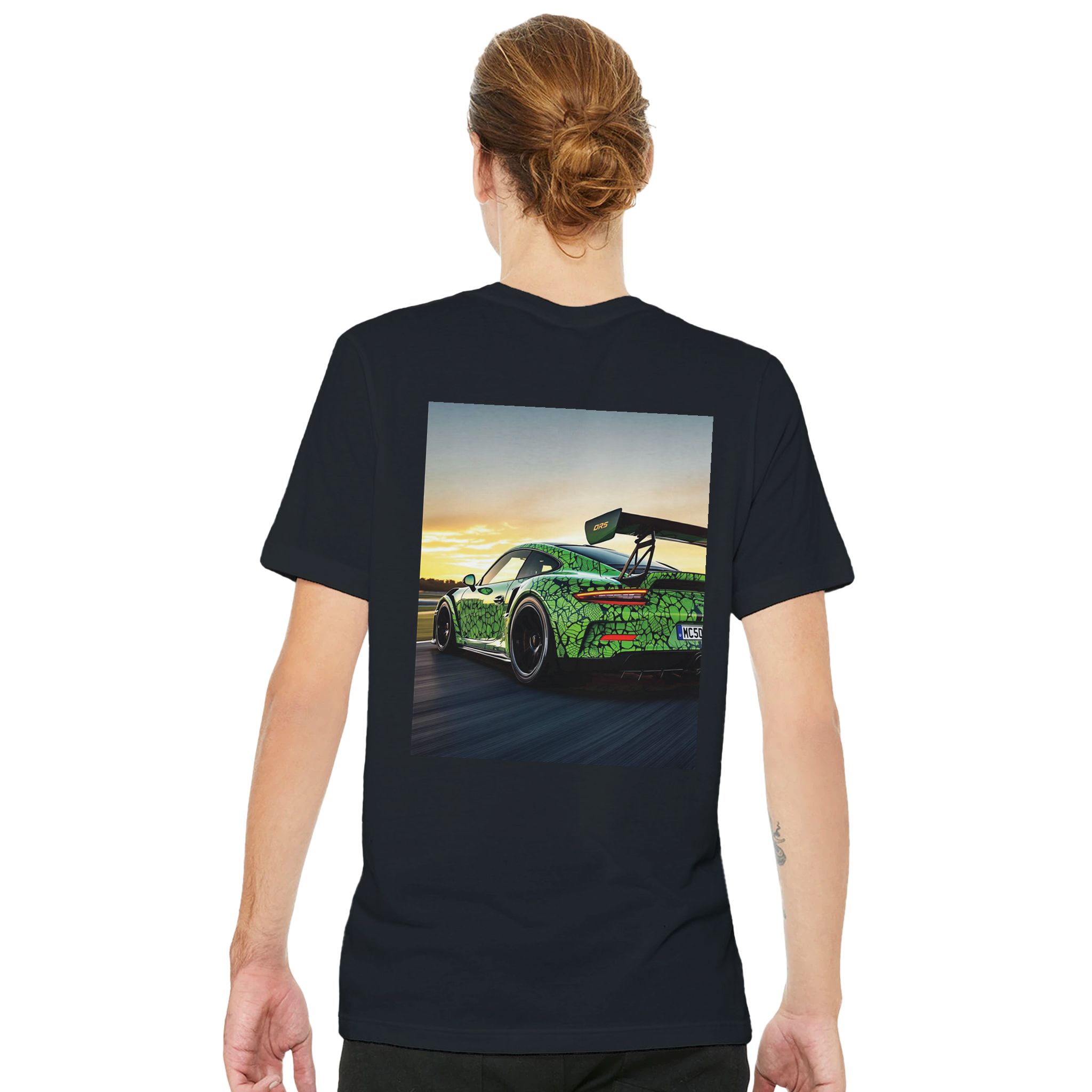 Porsche 911 Gt3 Rs UK Gift T-Shirt — detail view | Wild Thread Co