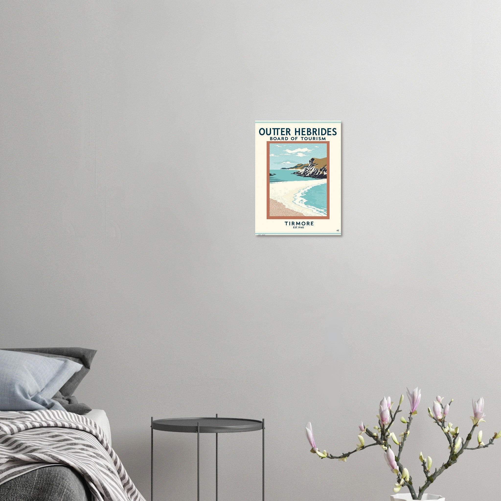 Outer Hebrides Vintage Travel Poster — Art Print | Wild Thread Co