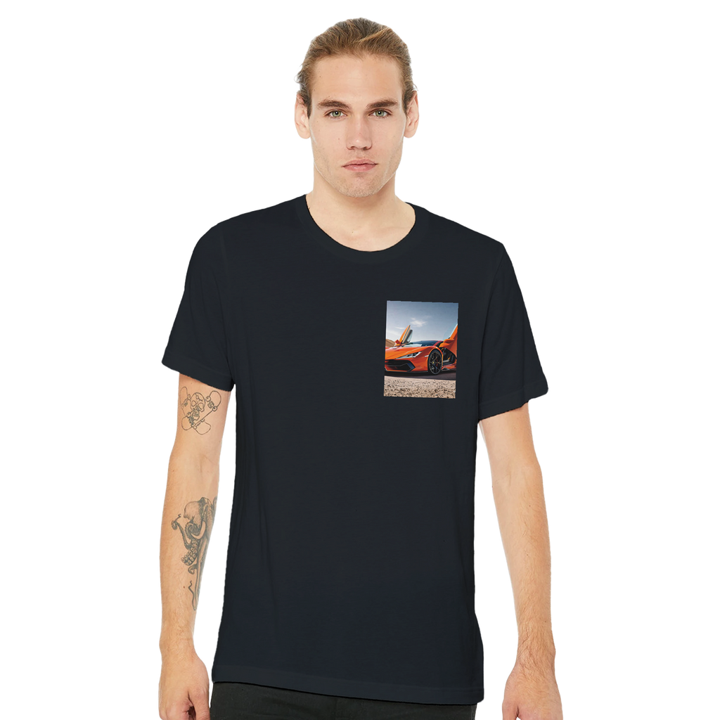 Lamborghini Revuelto T-Shirt — detail view | Wild Thread Co