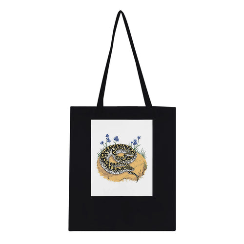 Adder Basking Rock Tote Bag Cotton Shopper UK — Tote Bag | Wild Thread Co