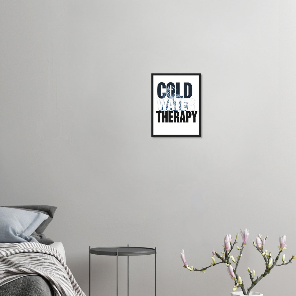 Gorpcore Wild Swimming Framed Art Print — detail view | Wild Thread Co