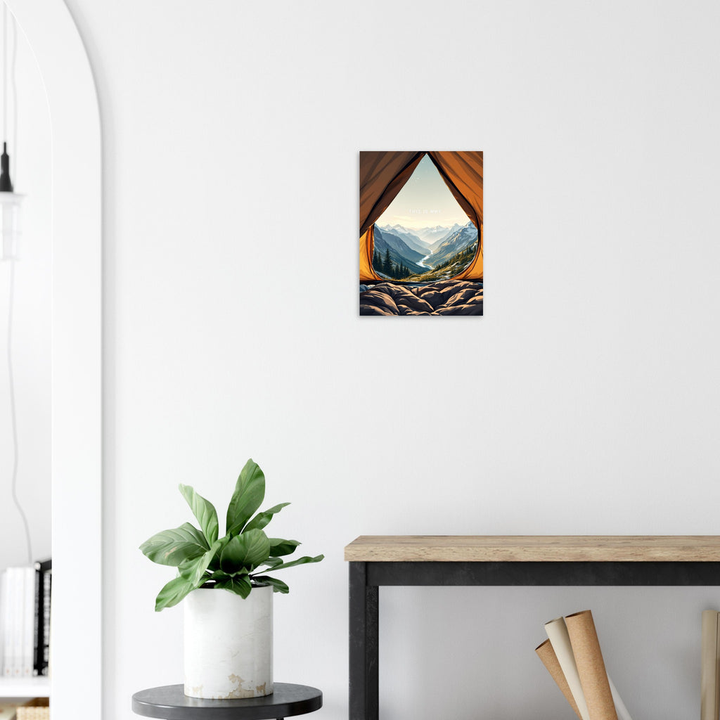 Mountain Camping Gift Art Print Art Print — detail view | Wild Thread Co