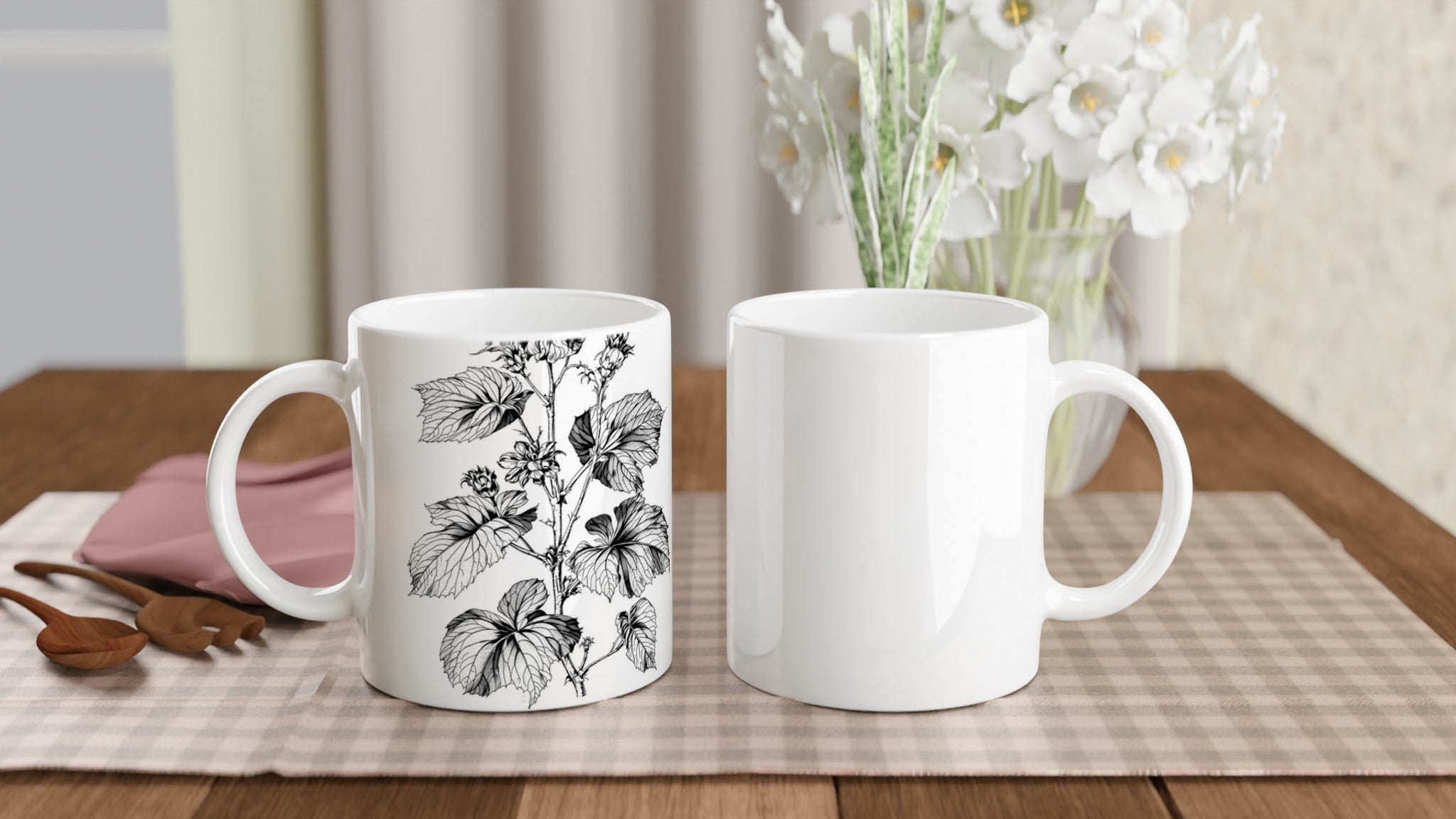 Dark Academia Gothic Botanical Nightshade Mug Coffee Tea Ceramic 11oz UK Gift — Mug | Wild Thread Co