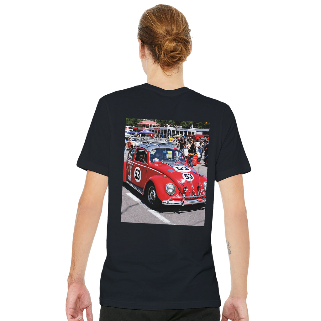 Vw Beetle Racing T-Shirt — detail view | Wild Thread Co